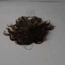 Ms Taj 11 Inch Short Wavy Hair Topper for Women with Thinning Hair, Natural Synthetic Lightweight & Breathable Hairpiece with 6.5"x6.5" Base, Instantly Adds Volume and CoverageOmbre Brown Blonde