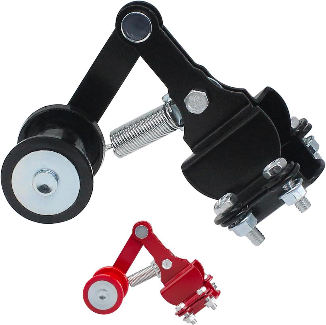 Chain Adjuster Tensioner Guide Roller Aftermarket Replacement Parts Universal Fit for Pit Pro Dirt Bike 4 wheeler ATV QUAD Universal Motorcycle. (Black)