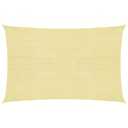 REXloyal Sun Shade Sail 10' x 20' Yellow Beige Rectangle Canopy Sail Shade Cover 95% UV Block Permeable Sunshade Outdoor for Patio Yard