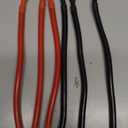 6 Pcs 2 AWG Battery Cable, 15cm Pure Copper Battery Inverter Wire with 3/8" Lugs Terminals, Auto Battery Cable Set for Car Marine Solar