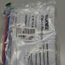 SUNEE Plastic Mesh Zipper Pouch 6.8x9.2 in (6 Colors, 12 Packs), Small Water-Resistant Zip Bag for School Office Supplies, Pencil Organizing Storage (Multicolored)