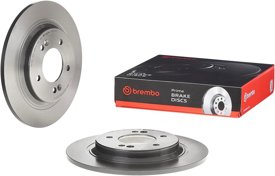 Brembo 08.D220.11 UV Coated solid Rear Brake Rotor HYUNDAI/HYUNDAI (BEIJING)/KIA/KIA (DYK) OE# 584113V500