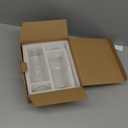 Pack of 2 Glass Cups With Lids and Glass Straws20 OZ High Borosilicate Glass Tumbler Iced Coffee Water Smoothie (Clear)