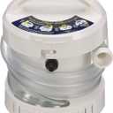 Attwood 4140-4 WaterBuster Portable Pump, Submersible, Battery Powered, 200 GPH, 42-Inch Hose, 5 -Inch Diameter (One Size)