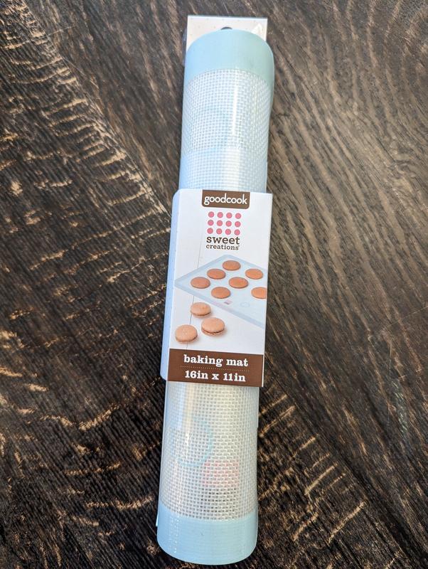 Silicone Baking mat, Half Sheet, 16.5" L x 11.5" W x 0.75 MM Thick, Reusable Baking Sheet Liner, Thick, Non-Stick, Easy Clean, Professional Grade, for Cookie, Pastry (2, Blue)