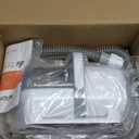 Afloia 6-in-1 Dog Grooming Kit, Pet Grooming Vacuum for Shedding, Dog Hair Vacuum with Clipper Nail Trimmer Grinder, Pet Brush Groomer at Home, Low Noise Cats Hair Remover, 1.5L Dust Cup, White (Silver)