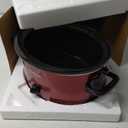 Crock-Pot 6-Quart Cook & Carry Oval Manual Portable Slow Cooker, Red - SCCPVL600-R