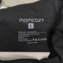 Momcozy Nursing Bras for Breastfeeding, FB011 Low-Impact Nursing Sports Bra Support Maternity Pregnancy Padded Wireless Bra (Large, Black)