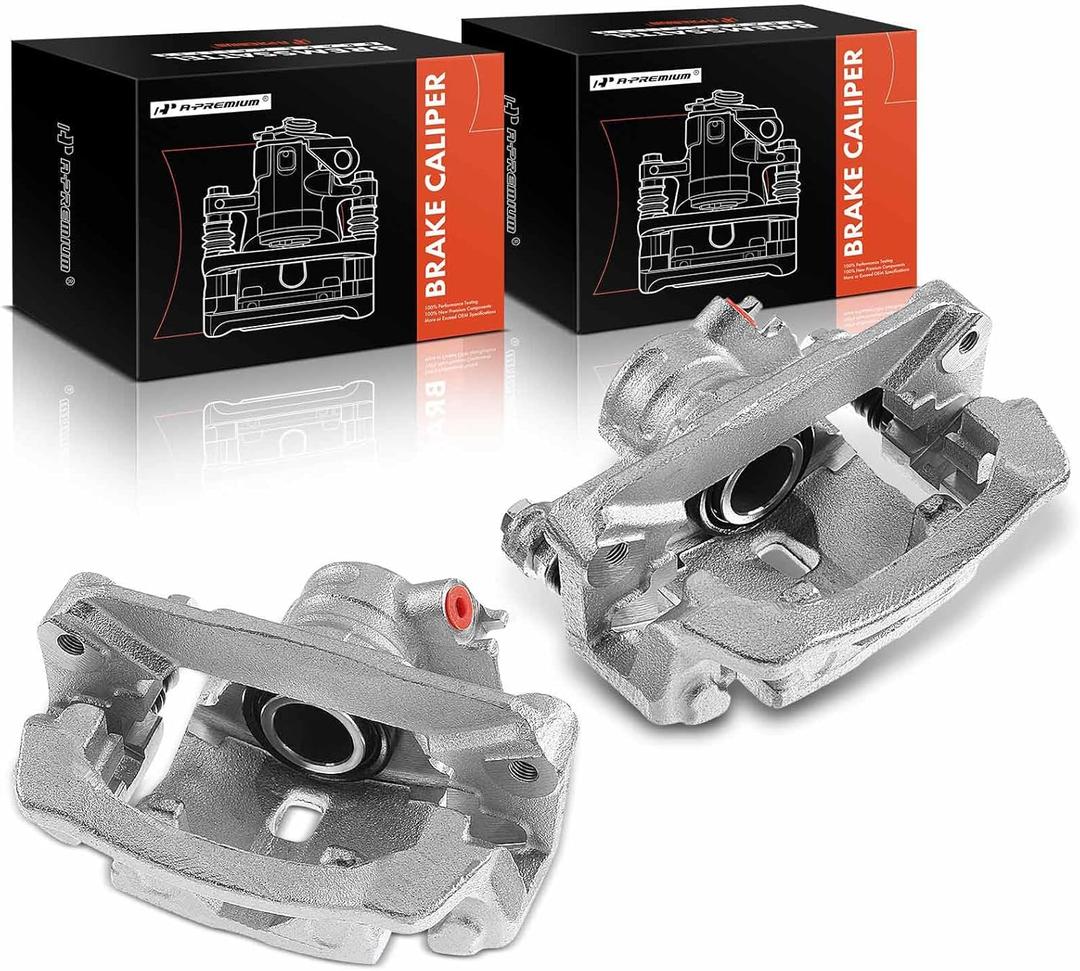 A-Premium Rear Wheel Disc Brake Caliper with Bracket Compatible with Subaru Forester 2009-2013 Impreza 2008-2014 WRX 2013-2019