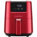 CHEFMAN 2 Qt Mini Air Fryer  Digital Space-Saving Compact Air Fryer with Nonstick and Dishwasher Safe Basket, Quick & Easy Meals in Minutes, Features Digital Timer and Shake Reminder  Red