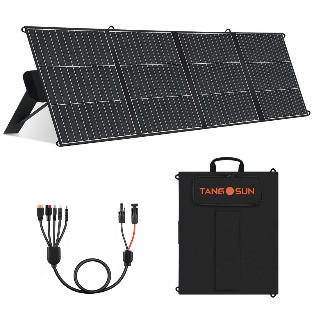 200W Portable Solar Panel Foldable Ultra Light Charger 25% High Efficiency