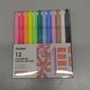 Grabie Acrylic Gel Pens, 0.6mm Fine Point Retractable Gel Pens for Journaling Note Taking, Pack of 12