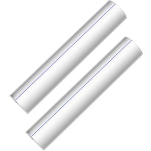 Chunful 2 Pcs 2X Magnifying Ruler Bar for Reading, 6 Inch Line Magnifier with Sliding Markers for Reading Small Prints, Bible, Books, Instructions, Cross Stitch Patterns and Small Print (Blue Line)