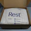 REST® Evercool® Cooling Comforter, Full/ Queen, Blanket for Hot Sleepers, All Season Bedding to Keep Cool for Night Sweats, Breathable Lightweight Blanket, 90"x90" Inches, Snow Ivory