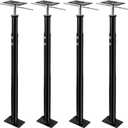 31"-63" House Floor Jack, 4 Pack House Jacks for Lifting and Leveling, 18000 lbs Max Load Capacity Per Unit, Floor Jack Post Pole Jacks, Adjustable Support Beam Basement Leveling House Jack