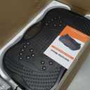 Vibration Plate Exercise Machine, 130 Levels Full Body Workout Vibrating Plate for Lymphatic Drainage Weight Loss, 450 Lbs Capacity Shake Platform with Resistance Bands Bluetooth for Women Men