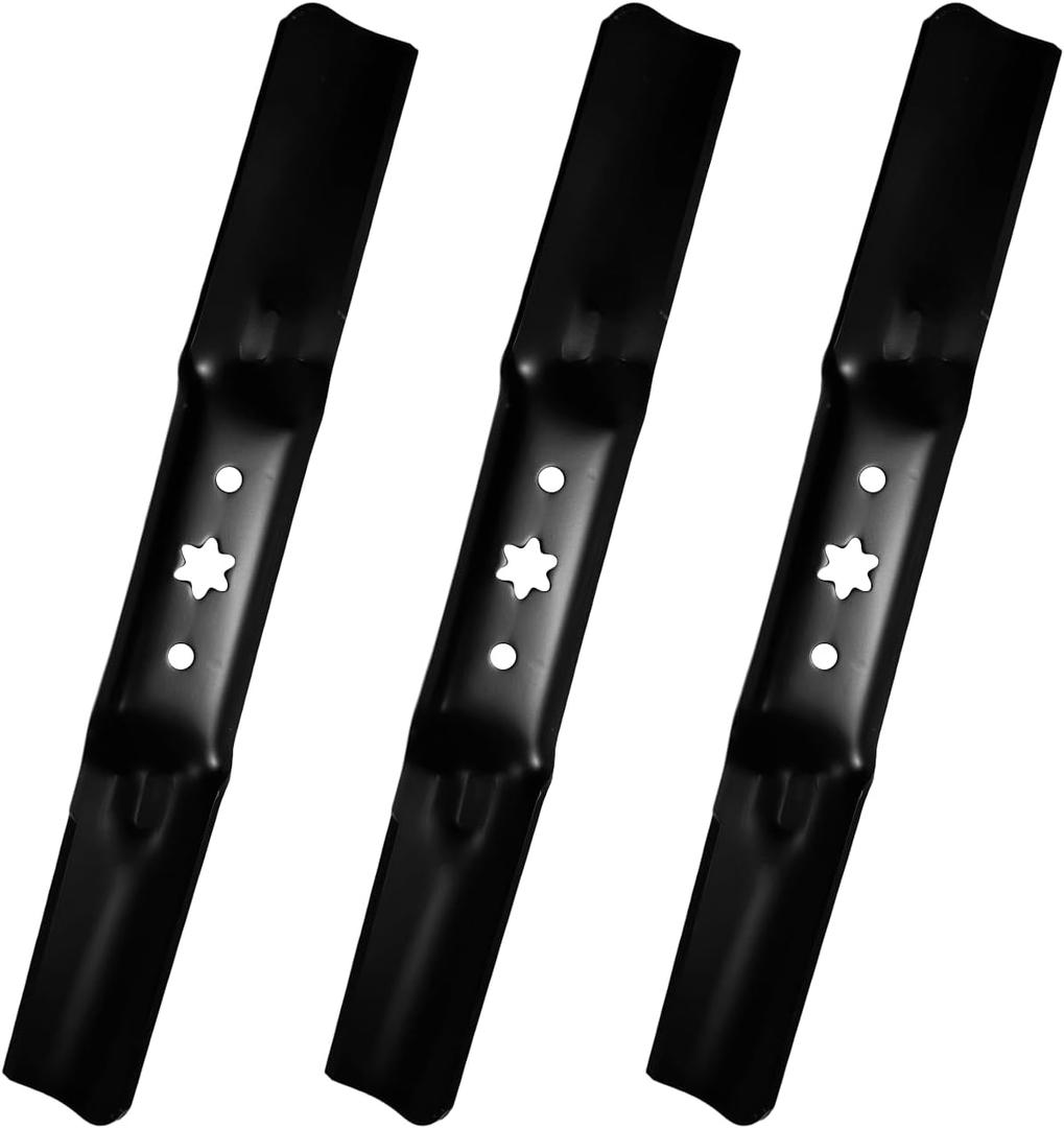 942-05056A High Lift Blades Compatible with 54" Deck Zero Turn Cub Cad-et RZT-L54 XT1 XT2 Troy-Bilt TB2454 Riding Mower Lawn TractorReplace 942-05056 742-05056A 742-050563 Pack