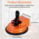 Floor Gap Fixer Tool, 2026 Upgraded Adjustable Suction Cup Tool, Heavy Duty Floor Gap Fixer Suction Cup Tool, Laminate FloorGap RepairTool for Laminate, Wood, Tile & Vinyl Flooring