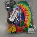 70s Hippie Costume for Kids Colorful Tie Dye Shirt Boys Girls 4Pcs Accessories Set for Halloween Party Cosplay (X-Small)