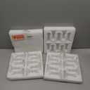 Romadedi Glass Candle Holder for Candlestick - 20 pcs Clear Tapered Candle Holders Bulk for Standard Candle Sticks for Wedding Centrepieces Christmas Table Dcor