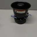 BooYu 200 Watt High-Performance PA Siren Horn Speaker [Black Steel] [8 Ohms] [125-135 dB] [IP66 Waterproof] [Compatible with 100-200 Watt Siren] for Police Car, Ambulance, Fire, Engineer Vehicles