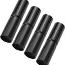 Antrader Top Rail Sleeve 1-3/8",Chain Link Fence Top Rail Sleeves,Black,4Pcs