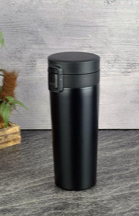 S|M Water Bottle 24 oz | Push Button Lid | Leakproof and Packable for Travel and Sports | Insulated Stainless Steel | BPA-Free