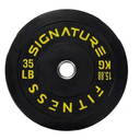 Sprint Demon 2" Olympic Bumper Weight Plates with Steel Hub Black & Color Options, Multiple Weights & Sets, for Home Gym Strength Training, 35lb