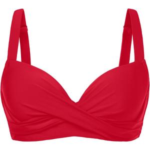 Women Underwire Bikini Top - Push Up Swim Top Only Bra Padded Swimsuit Tops 2025 Bathing Suit Tops (X-Large, Red)