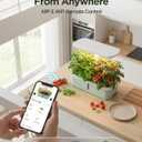 LetPot LPH-Air Hydroponics Growing System Kits, APP & WiFi Controlled Smart Indoor Garden with Adjustable 24W Grow Light Full Spectrum, 10 Pods Planter Indoor Gardening for Gifts, Kitchen, Vegetable