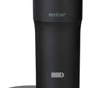 Ember Travel Mug 2+, 12 oz, Temperature Control Smart Travel Mug, Stainless Steel, Slate Black (with Apple Find My)