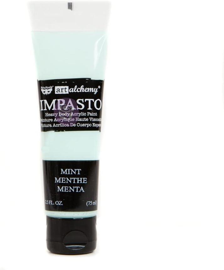 Prima Marketing Finnabair Art Alchemy Impasto Paint 2.5 Fluid Ounces-Mint