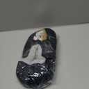 BenSorts Fuzzy Slipper Socks for Women Funny House Slippers with Grips (Black)