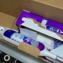 Swiffer PowerMop Multi-Surface Mop Kit for Floor Cleaning, Fresh Scent, Mopping Kit Includes PowerMop, 2 Mopping Pad Refills, 1 Floor Cleaning Solution with Fresh Scent and 2 Batteries (Purple and White)