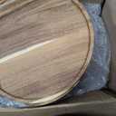Rtteri 10 Pieces Acacia Wood Plates 14 X 1 Inch, Dinner Charger Tray