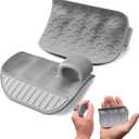 Upgrade Rypt Grip Gym Hand Grip Weight Lifting Grip for Men and Women Anti- Slip Workout Grips-Soft Silicone Hand Palm Protector Gloves for Weight lifting Push-Ups Gym Training and Exercise-Grey.
