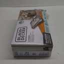 BLACK+DECKER Carpet Sweeper 50 Minute Lithium Floor Sweeper, Multi-Surface Use, Easy One Hand Cleaning, Self Standing, Charger Included (HFS115J10)