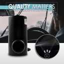 81514-232316A Windshield Washer Pump (Front) w/Grommet - Washer Motor Compatible with Honda, Acura, Subaru - Replaces OEM #: 38512-SA5-013, 38512-SA5-981, 86611-AA010