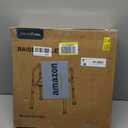 Toilet Seat Riser for Seniors, FSA HSA Eligible Raised Toilet Seat with Handles, Adjustable Height & Width, 400lb Handicap Elevated Toilet Seat, Fit Any Toilet (Grey)