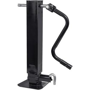 Heavy Duty Weld Square Tube Trailer Jack - 12.5" Lift 13.5" Drop Leg Travel Capacity 12000 LBS (12000lbs Side Pull pin)