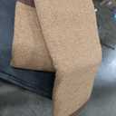 Washable Area Rug 6x9 Large Jute Like Rug for Living Room, Soft Non Slip Rugs Carpet for Dining Room Bedroom Cotton Boho Woven Braided Rugs Home Office Decor, Brown