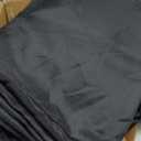 HolidayIdeas 4 Pcs Fitted Black Table Cloths for 6 Foot Rectangle Tables, Wrinkle Resistant Washable Table Covers 72x30 Inch for Vendor Booth Display, Banquet, Trade Show