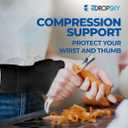 Dropsky Wrist Brace - 4 packs -, Wrist Thumb Brace Splint, Right & Left Hand, Fits Both Hands, Lightweight Support, Carpal Tunnel, Arthritis & Tendonitis Pain Relief - Black