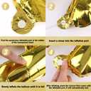 2 x 9-Pieces Gold Birthday Candles Set - Long Thin Birthday Candles, Cake Topper Decoration, Birthday Balloons, Cake Candles for Birthday Wedding Decorations Silver Birthday Candle