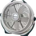 Lasko Wind Machine Fan, Air Circulator Fan with 3 Speeds, 20" Model 3300, Gray