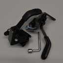 Wheelchair brakes, Universal Brake, Replacement Parts, One-Handed Operation, Suitable For Most Manual Wheelchairs (1 Pair, Black)