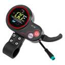 TF-100 5 Pin Electric Scooter LCD Display and Thumb Throttle for Kugoo M4 Electric Bike Scooters, 36V48V52V60V Ebike Thumb Throttle Controller with Waterproof Speedometer Panel