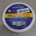 Access Panel Round 5" Spring-Clip (Max Service Opening 4") Plastic White (Pack of 2) (Round 5")