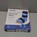 REVIX Ankle Ice Pack Wrap for Foot Pain Relief and Feet Injuries, Reusable Gel Ice Cold Packs for Achilles Tendonitis, Plantar Fasciitis, Sprained Ankles and Heels