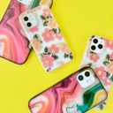 2 x Sonix Southern Floral Case for iPhone 12 / 12Pro [10ft Drop Tested] Women's Protective Pink Flower Clear Cover for Apple iPhone 12, iPhone 12 Pro, (297-0231-0011)